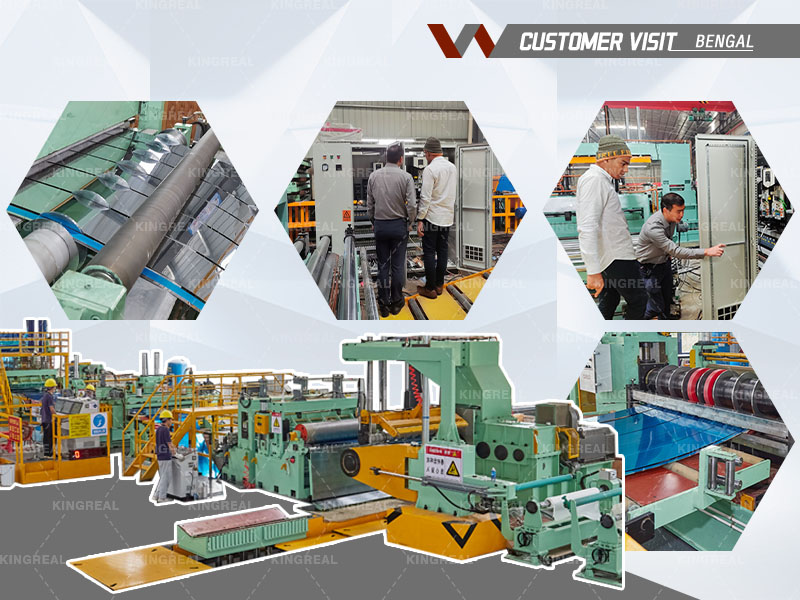 Bumisita ang Customer ng Bangladesh sa Metal Slitter Equipment Manufacturing Plant