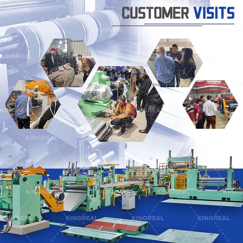 Pagbisita ng Customer - Coil Slitting Machine