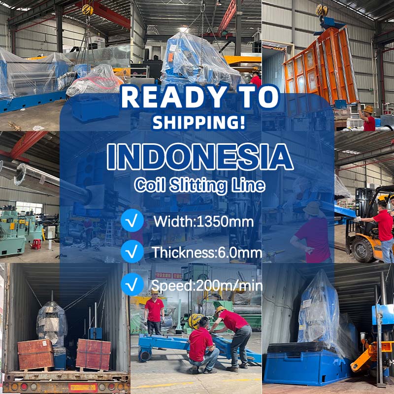 Bagong Kaso: Malakas na gauge coil slitting line sa Indonesia