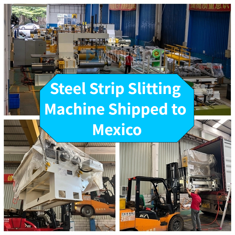 Ang makina ng Strip slitting machine na ipinadala sa Mexico