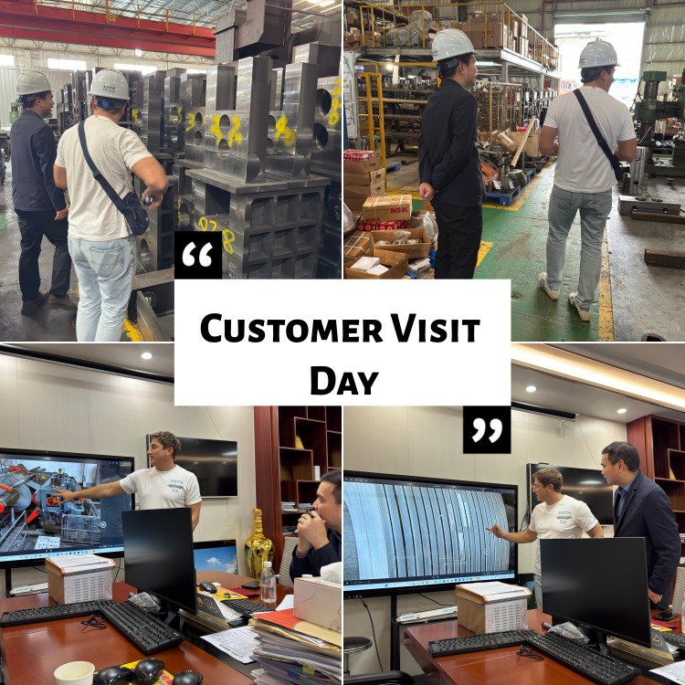 Mga customer ng Polish sa Metal Coil Slitting Machine Factory