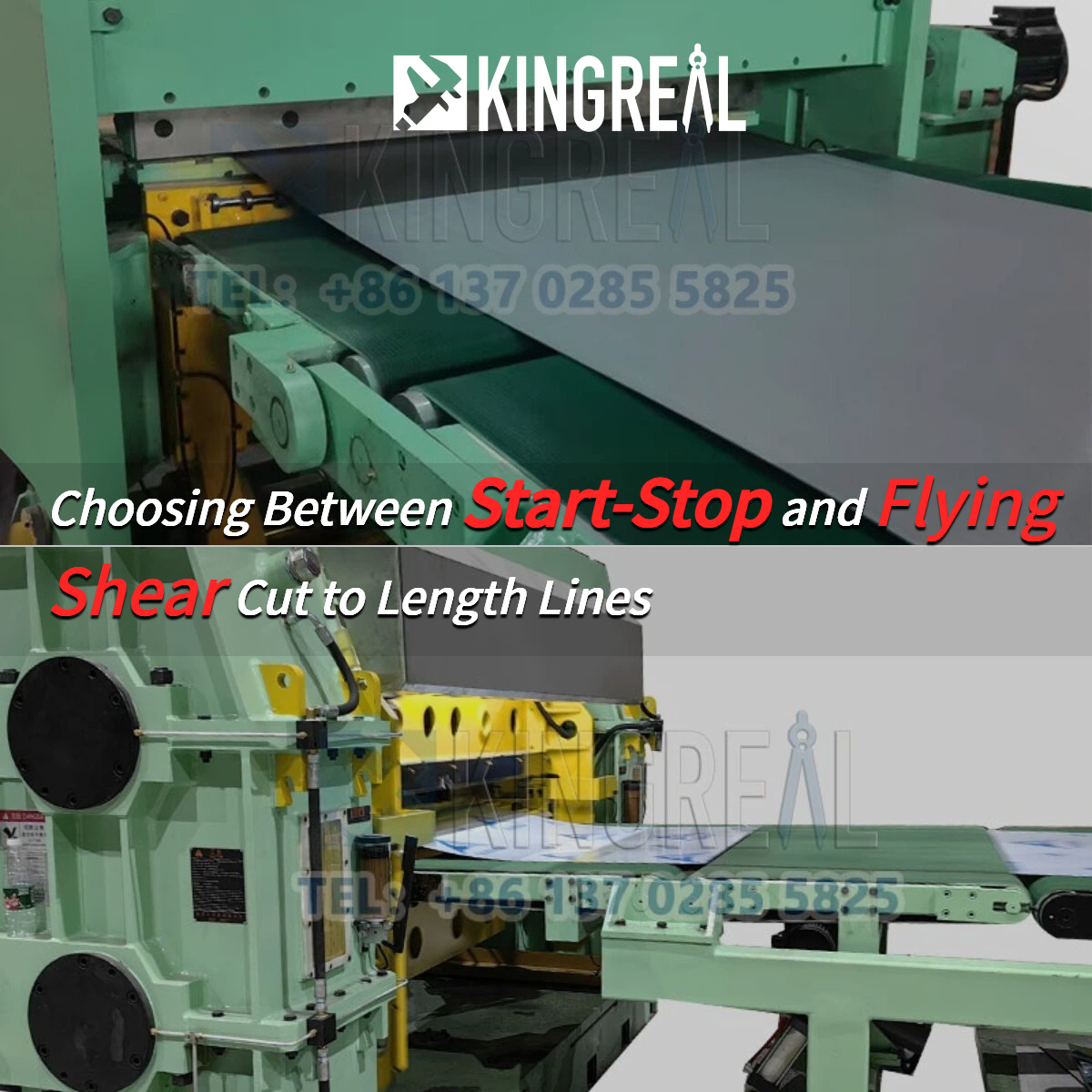 Pagpili sa Pagitan ng Start-Stop at Flying Shear Cut to Length Lines