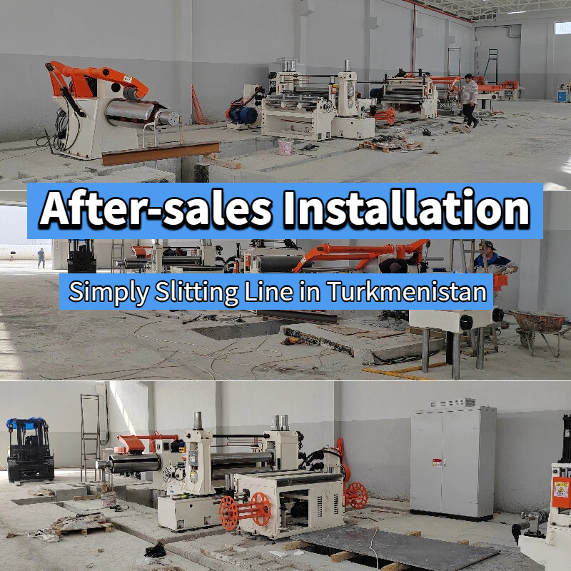 After-sales Installation: Simple Slitting Line sa Turkmenistan