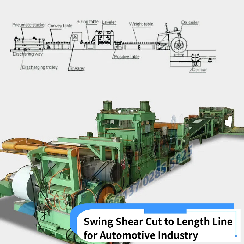 Swing Shear Cut to Length Line para sa Automotive Industry