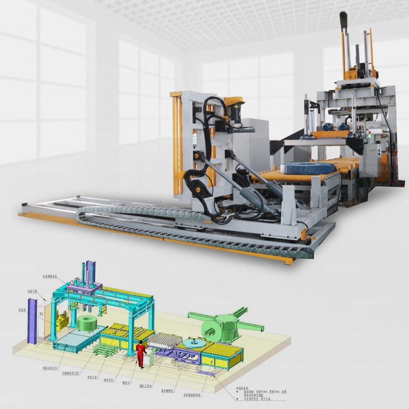 Awtomatikong Steel Coil Package Line