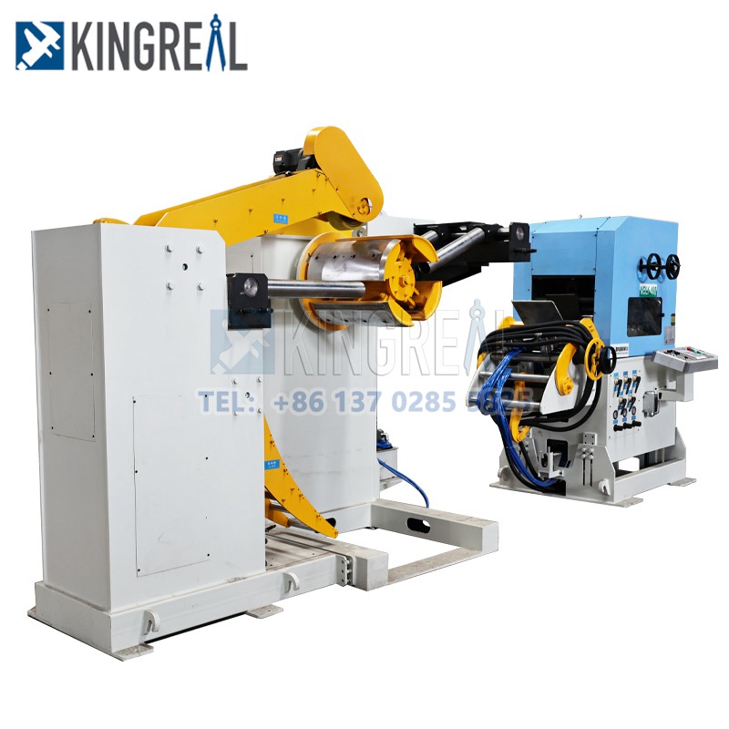 Pinagsamang Decoiler Straightener At Feeder Machine