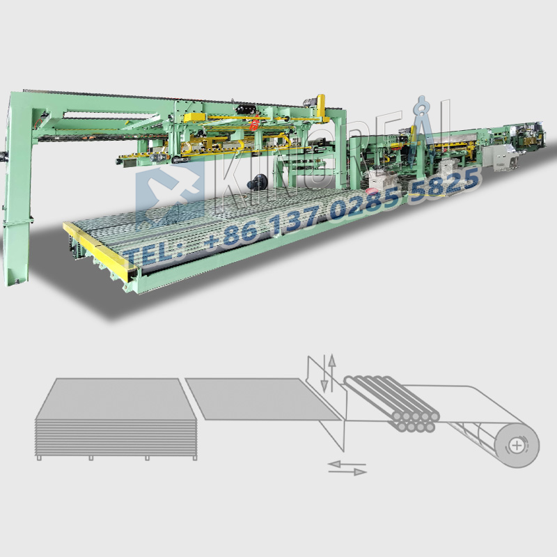 Cut To Length Line Machine na May Dual Stacker