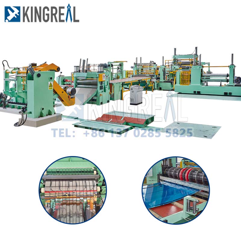 Double slitter head coil slitting machine
