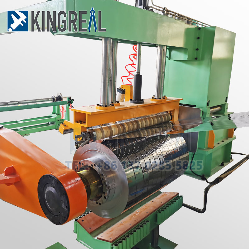 Mataas na kalidad ng metal sheet recoiler line para sa slitting machine