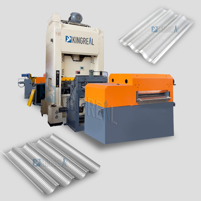 Metal Baguette Tray Perforated Punching Making Making