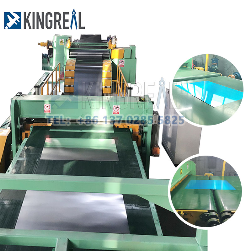 Steel Metal Coil Longitudinal Cut To Length Line